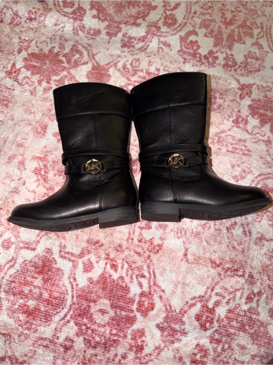 Michael Kors Other - Michael Kors Black Rubber Sole Boots with MK Logo